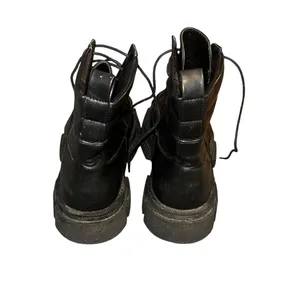 Wild Diva Lounge lace up combat boots thumbnail 4