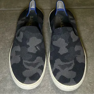 Rothy’s The Original Gray Camo Knit Slip On Sneakers Women’s Shoe Size 7 thumbnail 5