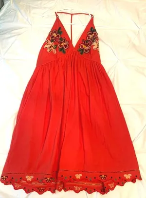 Embroidered Sun Dress thumbnail 3