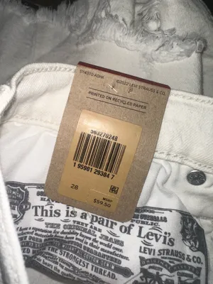 Levi’s 501 High-Rise Denim Jean Shorts White thumbnail 3