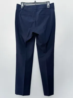 Ann Taylor Navy Straight Leg Dress Pants Women’s Size 4 Stretch Career Office thumbnail 11