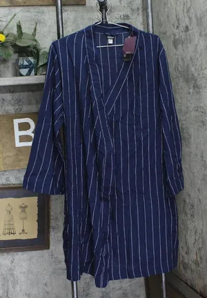 NEW Felina Womens Mirielle Robe Peacoat 900794 Navy Blue L thumbnail 1