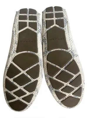 EUC Cole Haan Leather Evelyn Driving Loafers Snakeskin Size 8 thumbnail 8