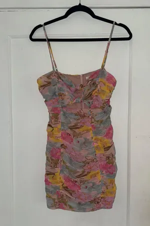 Olivaceous Eyelet Dress thumbnail 4
