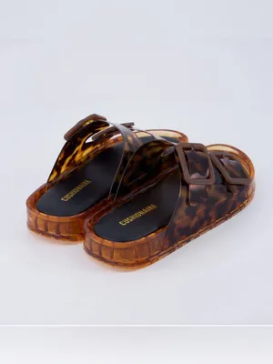 CUSHIONAIRE Pool Jelly Slide Sandals thumbnail 2