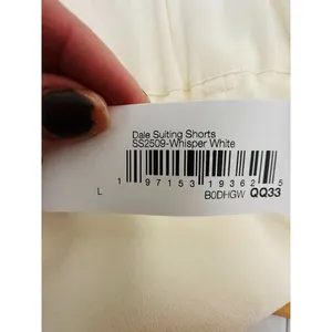 The‎ Drop Dale Suiting Shorts Womens Large Ivory Minimalist Neutral 2" Inseam thumbnail 7