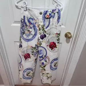 NWT Anthropologie The Colette Cropped Wide-Leg Pants Magic Fabric Edition sz 26 thumbnail 5