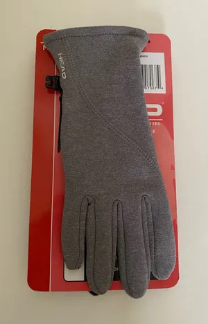 Head Touch Screen Gray Running Glove Size M thumbnail 1