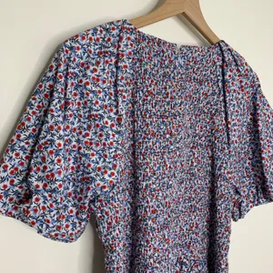 J. Crew Meadow Floral Smocked Midi Dress Cottagecore Prairie Modest Womens XL thumbnail 5