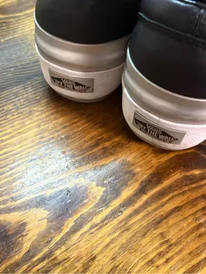 Vans black platform sneakers women size 9.5 thumbnail 5