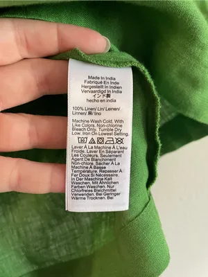 J. Crew Summer Moss Linen Sailor Square Neck Top Size Medium thumbnail 5