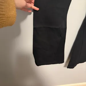 OQQ Black Fold Over Waist Flare Leggings Yoga Pants Extra Small thumbnail 7