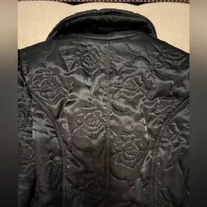 Q.U.E. Black Jacket Womens Sz 4 thumbnail 3