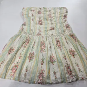 Tularosa Nellie Dress in Vintage Blue Floral Large thumbnail 3
