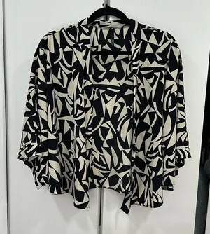 Geometric cropped cardigan Size L thumbnail 1