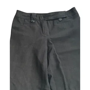 Ann Taylor‎ Signature Dark Gray Wide Leg Dress Pants Business Office 4 Petite thumbnail 6