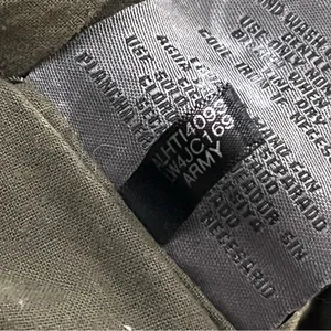 Levi’s Quilted Utility Military Jacket Epaulets Army Green XL thumbnail 5