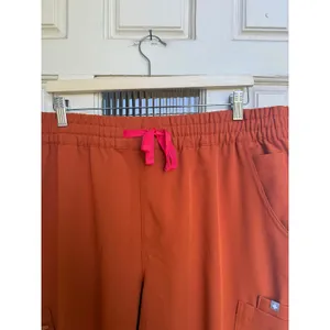 FIGS Women Relaxed Uman Jogger Scrub Pants Chai Orange Size XXL Petite thumbnail 7