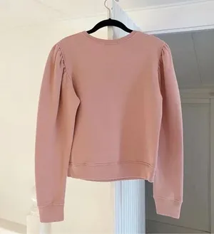 ALC Rayna Puff Sleeve Sweatshirt in Baby Pink Size S Retail $195 thumbnail 8