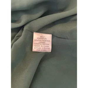 In Loom Wrap Dress Medium Green Ruffle Flutter High Low thumbnail 6