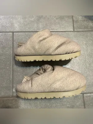 UGG Spaceslider Neutral Puffy Jersey Slingback Slippers Women’s Shoe Size 7 thumbnail 5