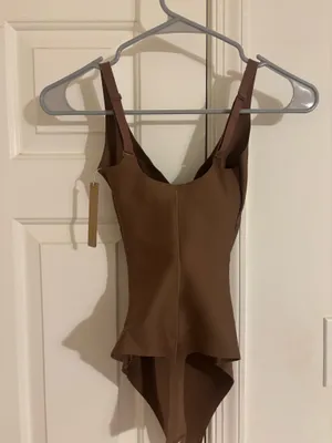 skims plunge bodysuit thong  thumbnail 3