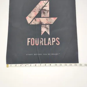 4 Laps/Four Laps Gray/Grey with Pink Camo Logo 2-Way Stretch Signature Tote NWT thumbnail 9