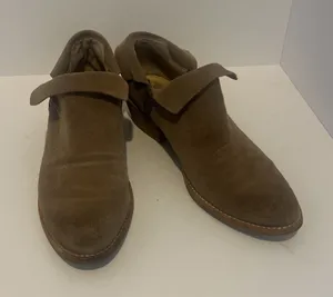 Dolce Vita Ankle Boots Tan Suede Size 7 Cowgirl Chic Western Boho thumbnail 1