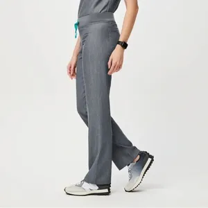 Figs XS Livingston Basic Scrub Pants in Graphite Gray thumbnail 2