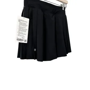 Lululemon Side-Pleat High-Rise Tennis Black Skirt Size 4 NWT thumbnail 6