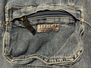 Route 66 Vintage Shorts Denim High-Waisted thumbnail 2