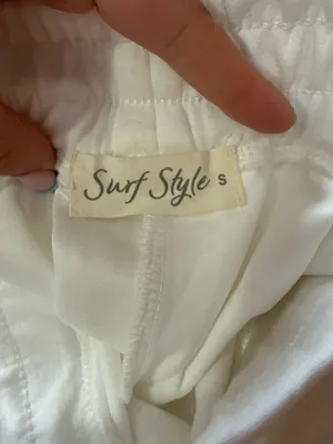 Surf Style White Sweatpants Women’s thumbnail 3