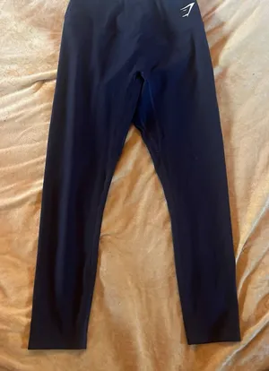 GymShark High Waist Black Leggings XS 22 Inches Long thumbnail 1