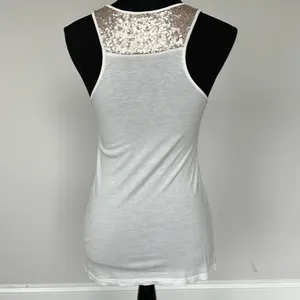 Old Navy Tank Top‎ with Sequin Detail Sz SM thumbnail 4