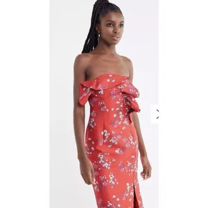 Keepsake Robe midi sans bretelles Heart + Soul Keepsake Size Medium Red thumbnail 4
