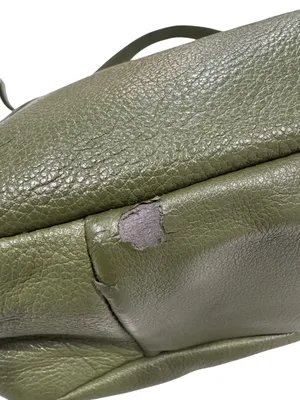 Fossil Skylar Olive Green Leather Hobo Shoulder Bag Purse Handbag thumbnail 9