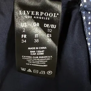 Liverpool Los Angeles Mood‎ Indigo Dot Trouser Shorts Navy Polka Dot 2/26 NEW thumbnail 9