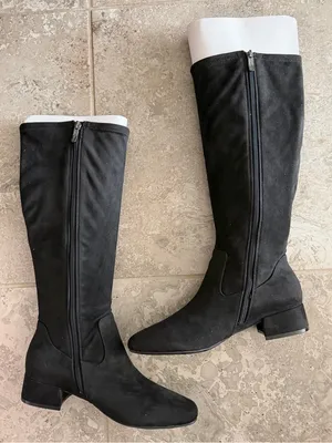 Easy Spirit Danilyn Tall Block Heel Knee-High Boots in Black, Size 7.5, NEW thumbnail 3