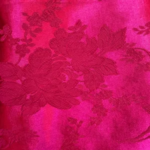 Hugo Buscati Sheath Dress 10 Red Floral Damask Satin 90s Party Glam Cocktail Y2K thumbnail 9