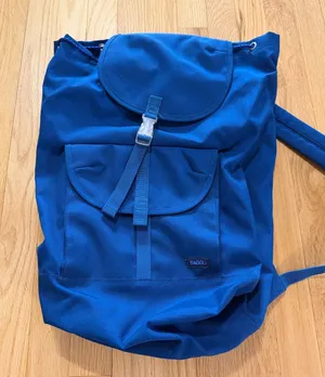 Baggu Blue Drawstring Backpack thumbnail 1