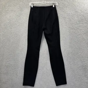 Lululemon Stretch Knit High Rise Pull On Pants Black Athleisure Women Small x 29 thumbnail 4
