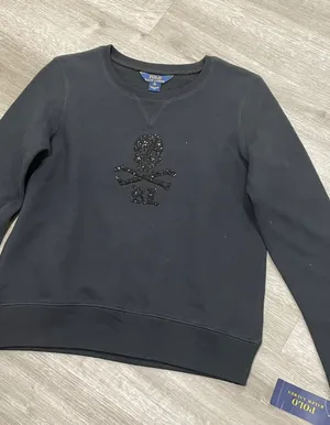 Ralph Lauren Black Crewneck Sweatshirt thumbnail 4