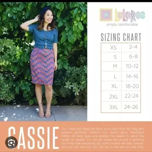 LuLaRoe Cassie Geometric Skirt Size Small Pull On Stretchy Pencil Skirt NWT thumbnail 7