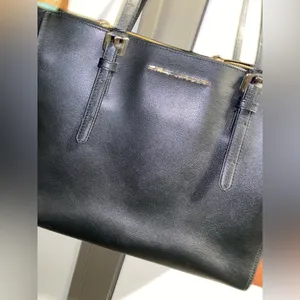 Marc Jacobs Black Leather Tote thumbnail 3