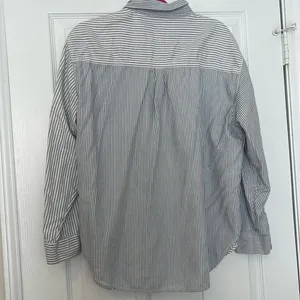 American Eagle stripe oversized button down top thumbnail 2