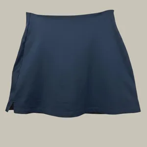 Girlfriend Collective Skort Tennis Skirt Women Medium Midnight Blue Side Slits‎ thumbnail 2