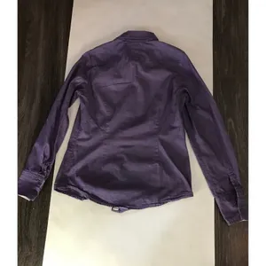 Tommy Hilfiger Womens Purple Button Down Shirt S Casual Preppy Classic Academia thumbnail 5