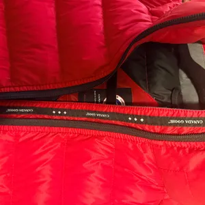 Canada Goose Red Puffer Jacket thumbnail 5
