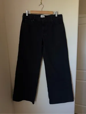 Everlane The Low-Key Jean Black Size 28R thumbnail 2