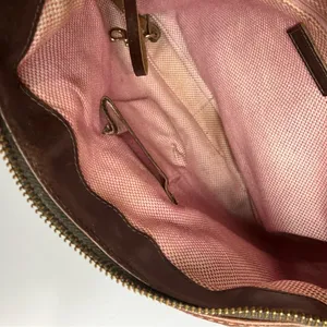 Dooney & Bourke safari brown pebbled leather‎ shoulder bag thumbnail 3
